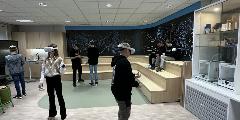 Verwondering bij leerlingen om ‘virtual reality’ activiteit